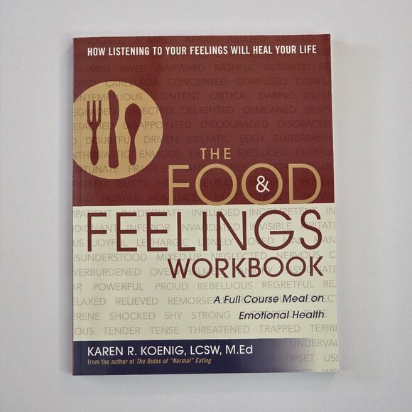 BOOK: Food and Feelings Workbook: A Full Course Meal on Emotional Health - NEW - Picture 1 of 5